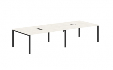 Бенч-система 4-местная Skyland EDIS EUWST 3513 Ясень Траун Черный