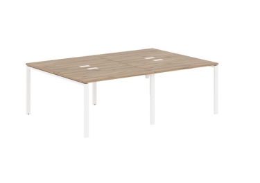 Бенч-система 4-местная Skyland EDIS EUWST 2316 Дуб Денвер светлый Белый