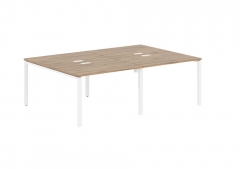 Бенч-система 4-местная Skyland EDIS EUWST 2316 Дуб Денвер светлый Белый