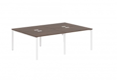 Бенч-система 4-местная Skyland EDIS EUWST 2316 Дуб Денвер темный Белый