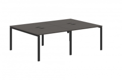 Бенч-система 4-местная Skyland EDIS EUWST 2316 Мокко Черный