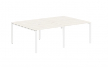 Бенч-система 4-местная Skyland EDIS EUWST 2316 Ясень Траун Белый