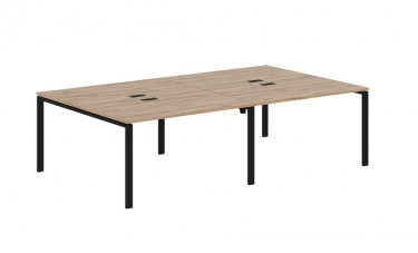 Бенч-система 4-местная Skyland EDIS EUWST 2716 Дуб Денвер светлый Черный