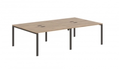 Бенч-система 4-местная Skyland EDIS EUWST 2716 Дуб Денвер светлый Мокко
