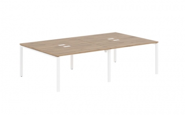 Бенч-система 4-местная Skyland EDIS EUWST 2716 Дуб Денвер светлый Белый