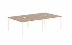 Бенч-система 4-местная Skyland EDIS EUWST 2716 Дуб Денвер светлый Белый