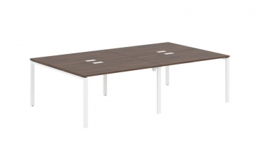 Бенч-система 4-местная Skyland EDIS EUWST 2716 Дуб Денвер темный Белый