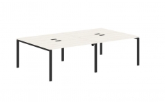 Бенч-система 4-местная Skyland EDIS EUWST 2716 Ясень Траун Черный