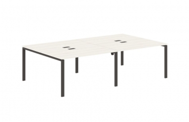 Бенч-система 4-местная Skyland EDIS EUWST 2716 Ясень Траун Мокко