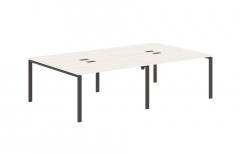 Бенч-система 4-местная Skyland EDIS EUWST 2716 Ясень Траун Мокко