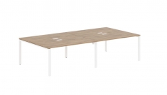 Бенч-система 4-местная Skyland EDIS EUWST 3116 Дуб Денвер светлый Белый