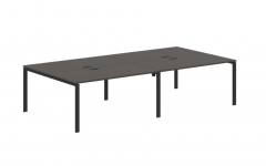 Бенч-система 4-местная Skyland EDIS EUWST 3116 Мокко Черный