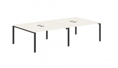 Бенч-система 4-местная Skyland EDIS EUWST 3116 Ясень Траун Черный