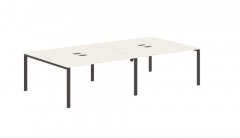 Бенч-система 4-местная Skyland EDIS EUWST 3116 Ясень Траун Мокко