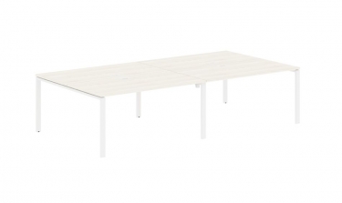 Бенч-система 4-местная Skyland EDIS EUWST 3116 Ясень Траун Белый