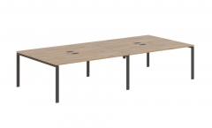 Бенч-система 4-местная Skyland EDIS EUWST 3516 Дуб Денвер светлый Мокко