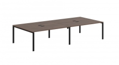 Бенч-система 4-местная Skyland EDIS EUWST 3516 Дуб Денвер темный Черный