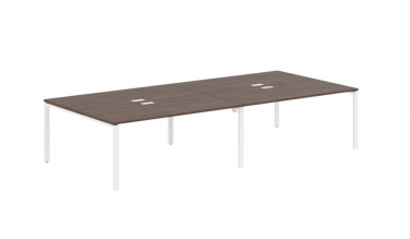 Бенч-система 4-местная Skyland EDIS EUWST 3516 Дуб Денвер темный Белый