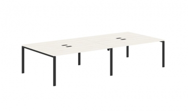 Бенч-система 4-местная Skyland EDIS EUWST 3516 Ясень Траун Черный