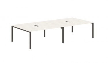 Бенч-система 4-местная Skyland EDIS EUWST 3516 Ясень Траун Мокко