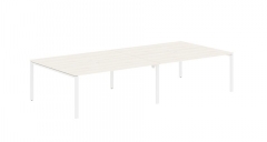 Бенч-система 4-местная Skyland EDIS EUWST 3516 Ясень Траун Белый