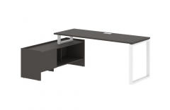 Стол с тумбой Skyland EDIS EQCT 19614 Мокко Белый