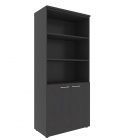 Шкаф для документов с глухими средними и малыми дверьми Skyland XHC 85.3 Легно Темный