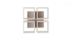 Полка настенная Трия тип 8 Дуб Сонома трюфель/Бежевый