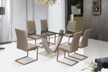 Стол Цвет мебели DT 1701 Прозрачное стекло