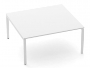 Стол для переговоров Персона Грата Deka П-обр.каркас 71.145.16 Белый