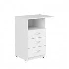 Тумба приставная левая Skyland SC-3D.2 L Белый