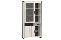 Шкаф Техно Любимый дом ЛД.678.010.000 Дуб Крафт белый/Серый шифер