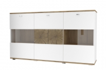 Тумба трехстворчатая Фиджи Любимый дом ЛД.659.190.000 Дуб Золотой/Белый