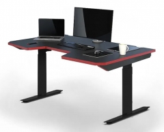 Геймерский стол WARP Smarty Two-I Красный-черный