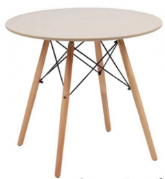 Стол обеденный Stool Group DSW D80 Бежевый